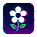icon_gaming_flower_digital_glitch icon preview