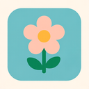 icon_gaming_flower_flat_pastel icon preview