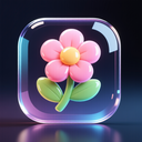 icon_gaming_flower_glassy icon preview