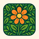 icon_gaming_flower_organic_pattern icon preview