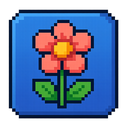 icon_gaming_flower_pixel_art icon preview