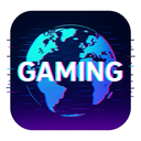 icon_gaming_globe_digital_glitch icon preview