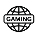 icon_gaming_globe_monochrome icon preview