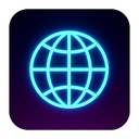 icon_gaming_globe_neon icon preview