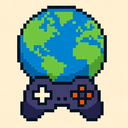 icon_gaming_globe_pixel_art icon preview