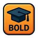 icon_gaming_graduation_cap_bold icon preview