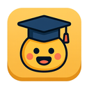 icon_gaming_graduation_cap_cartoon icon preview