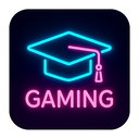 icon_gaming_graduation_cap_neon icon preview