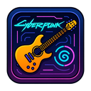 icon_gaming_guitar_cyberpunk icon preview