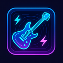 icon_gaming_guitar_futuristic icon preview