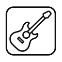 icon_gaming_guitar_line_art icon preview