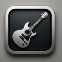 icon_gaming_guitar_metallic icon preview