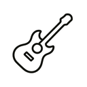 icon_gaming_guitar_minimal_outline icon preview
