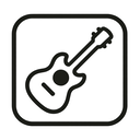 icon_gaming_guitar_minimalist icon preview