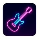 icon_gaming_guitar_neon icon preview