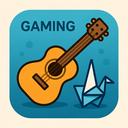 icon_gaming_guitar_origami icon preview