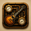 icon_gaming_guitar_steampunk icon preview