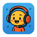 icon_gaming_headphones_cartoon icon preview