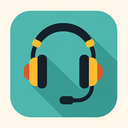 icon_gaming_headphones_flat_design icon preview