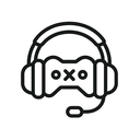 icon_gaming_headphones_minimal_outline icon preview