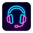 icon_gaming_headphones_neon icon preview