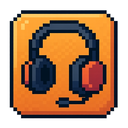 icon_gaming_headphones_pixel_art icon preview