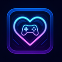 icon_gaming_heart_futuristic icon preview