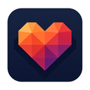 icon_gaming_heart_geometric icon preview