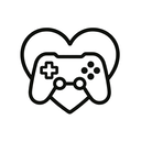 icon_gaming_heart_line_art icon preview
