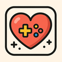 icon_gaming_heart_playful icon preview