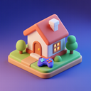 icon_gaming_house_3d_isometric icon preview