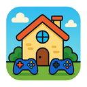icon_gaming_house_cartoon icon preview