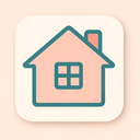 icon_gaming_house_flat_pastel icon preview