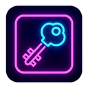 icon_gaming_key_neon icon preview