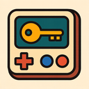 icon_gaming_key_retro icon preview