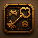 icon_gaming_key_steampunk icon preview