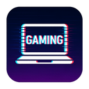 icon_gaming_laptop_digital_glitch icon preview