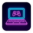 icon_gaming_laptop_neon icon preview
