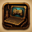 icon_gaming_laptop_steampunk icon preview