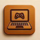 icon_gaming_laptop_wooden icon preview