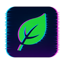 icon_gaming_leaf_digital_glitch icon preview