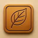 icon_gaming_leaf_embossed icon preview