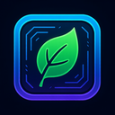 icon_gaming_leaf_futuristic icon preview