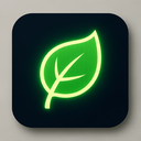 icon_gaming_leaf_glow_effect icon preview