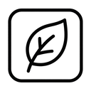 icon_gaming_leaf_monochrome icon preview