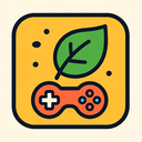 icon_gaming_leaf_playful icon preview