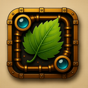 icon_gaming_leaf_steampunk icon preview