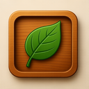 icon_gaming_leaf_wooden icon preview