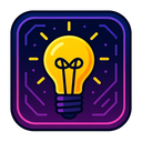 icon_gaming_light_bulb_cyberpunk icon preview