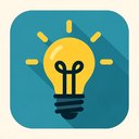 icon_gaming_light_bulb_flat_design icon preview